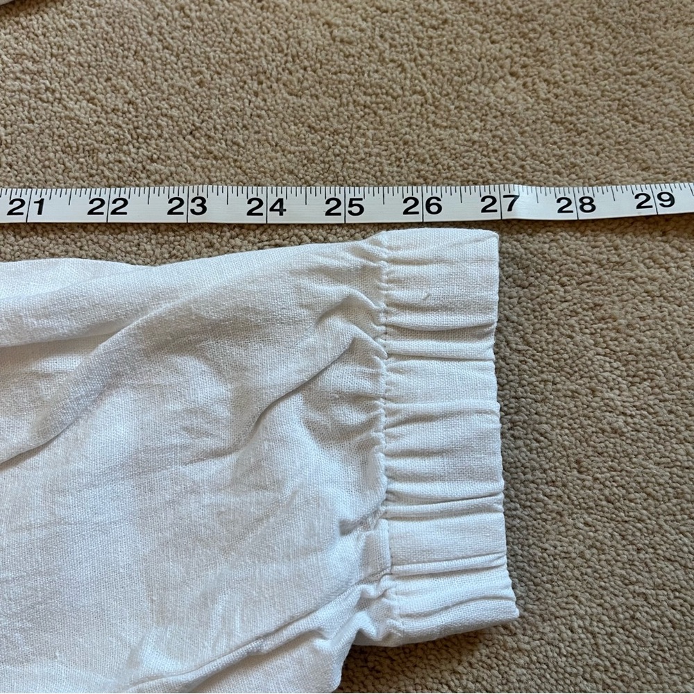 Love Tree ankle cropped linen blend pants - Picture 5 of 9